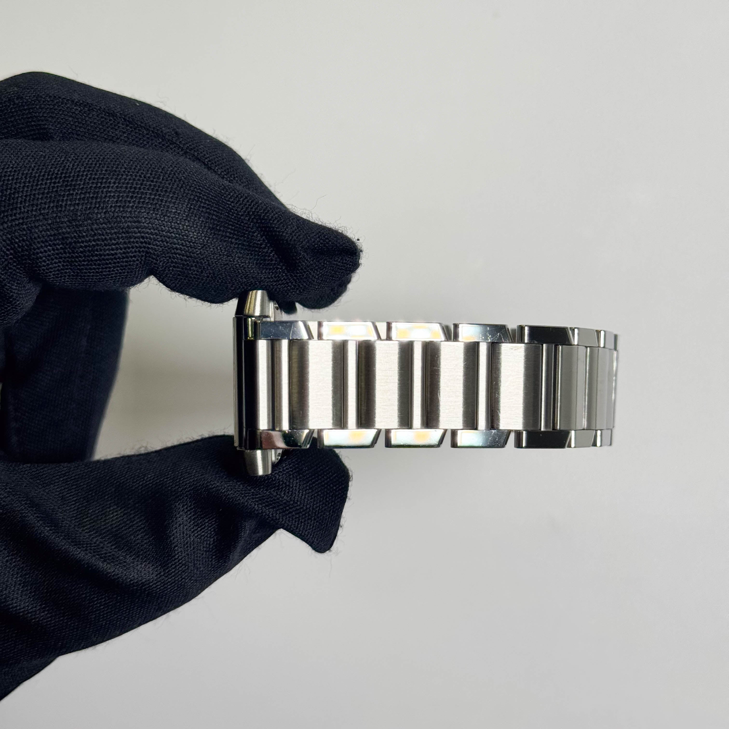 Cartier Tank Française Stainless Steel 28mm White Dial Watch Ref# W51002Q3 - Happy Jewelers Fine Jewelry Lifetime Warranty