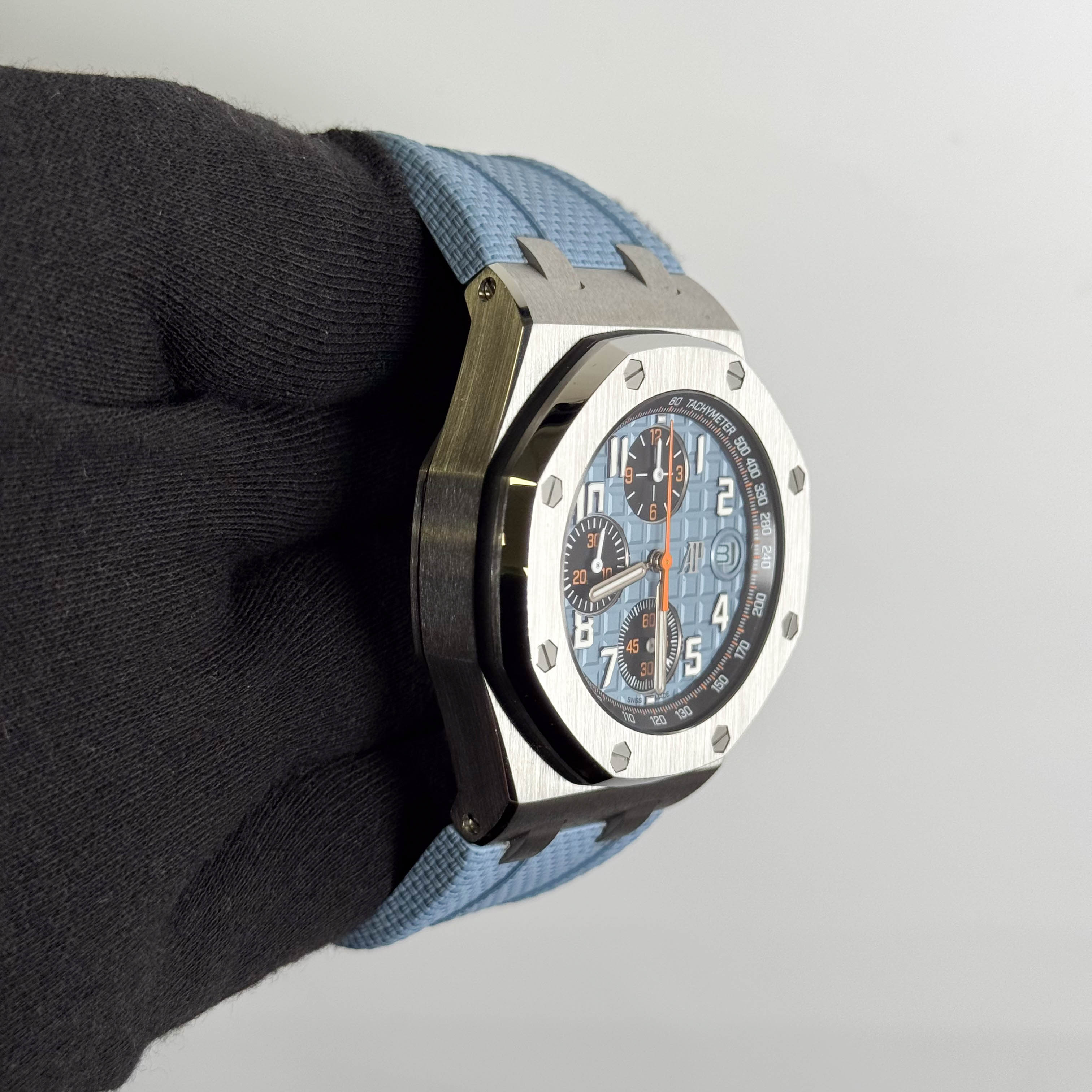 Audemars Piguet Royal Oak Offshore 42mm Blue Dial Watch Ref# 26238ST.OO.A340CA.01