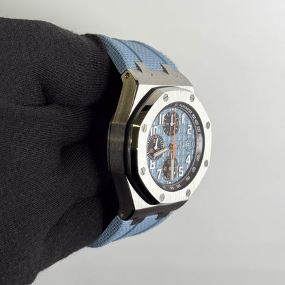 Audemars Piguet Royal Oak Offshore 42mm Blue Dial Watch Ref# 26238ST.OO.A340CA.01