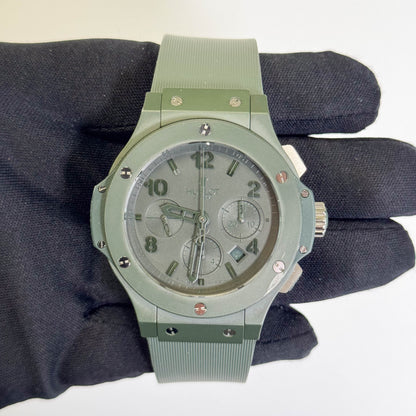 Hublot Big Bang 44mm Green Dial Watch Ref# 301.GI.5290.RG - Happy Jewelers Fine Jewelry Lifetime Warranty