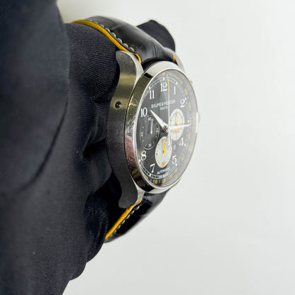 Baume & Mercier Capeland 44mm Black Dial Watch Ref# MOA10281/65798 - Happy Jewelers Fine Jewelry Lifetime Warranty