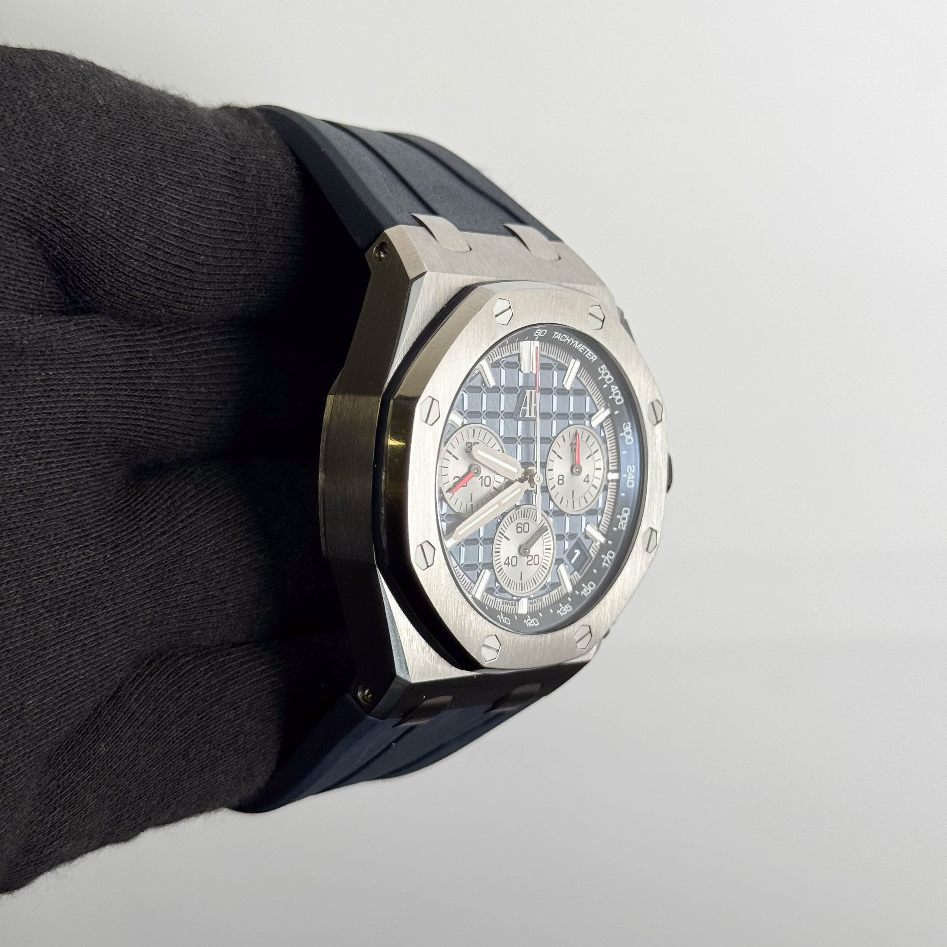 Audemars Piguet Royal Oak Offshore 43mm Blue Dial Watch Ref# 26420TI.OO.A027CA.01