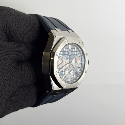 Audemars Piguet Royal Oak Offshore 43mm Blue Dial Watch Ref# 26420TI.OO.A027CA.01