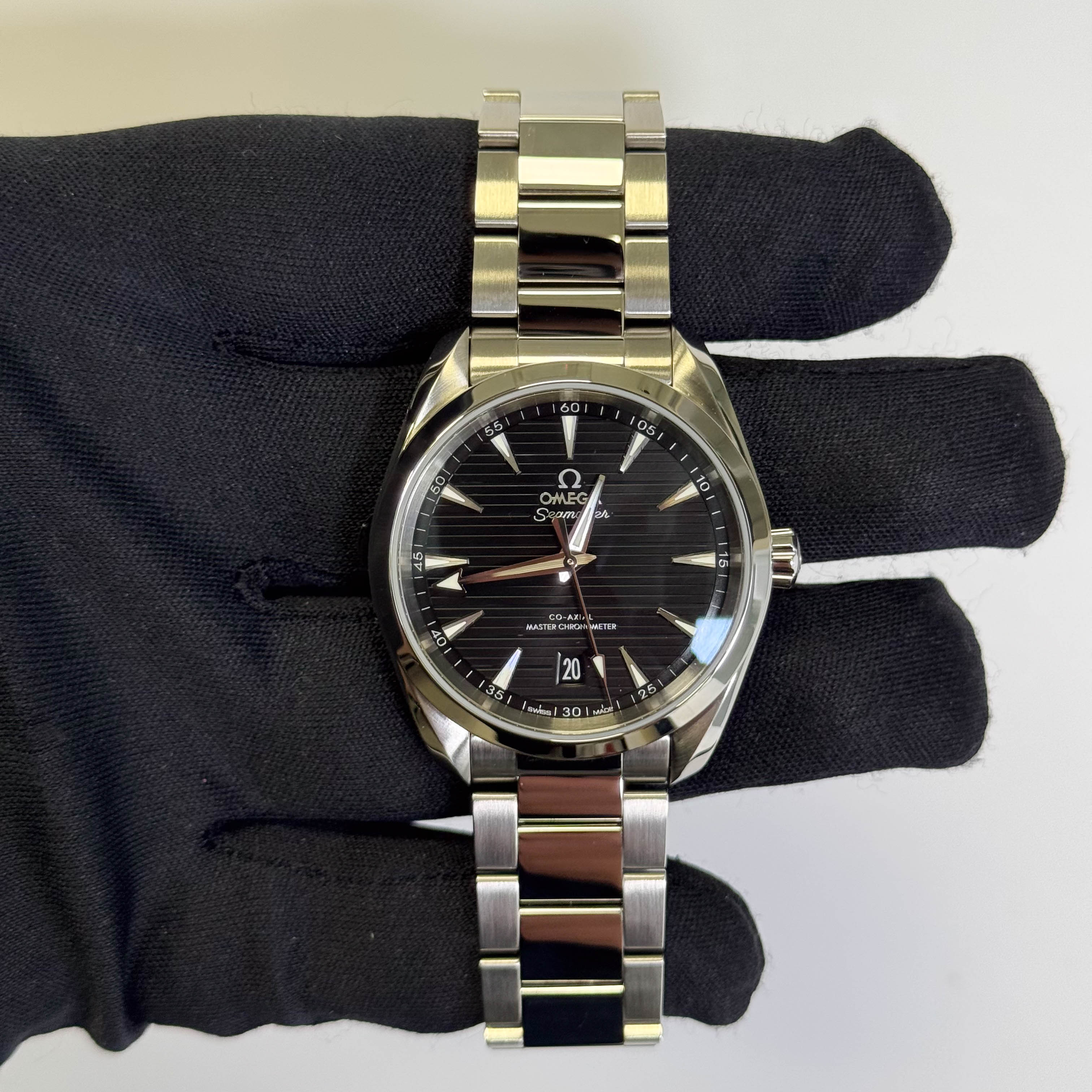 Omega Seamaster Aqua Terra 38mm Black Dial Watch Ref# 220.10.38.20