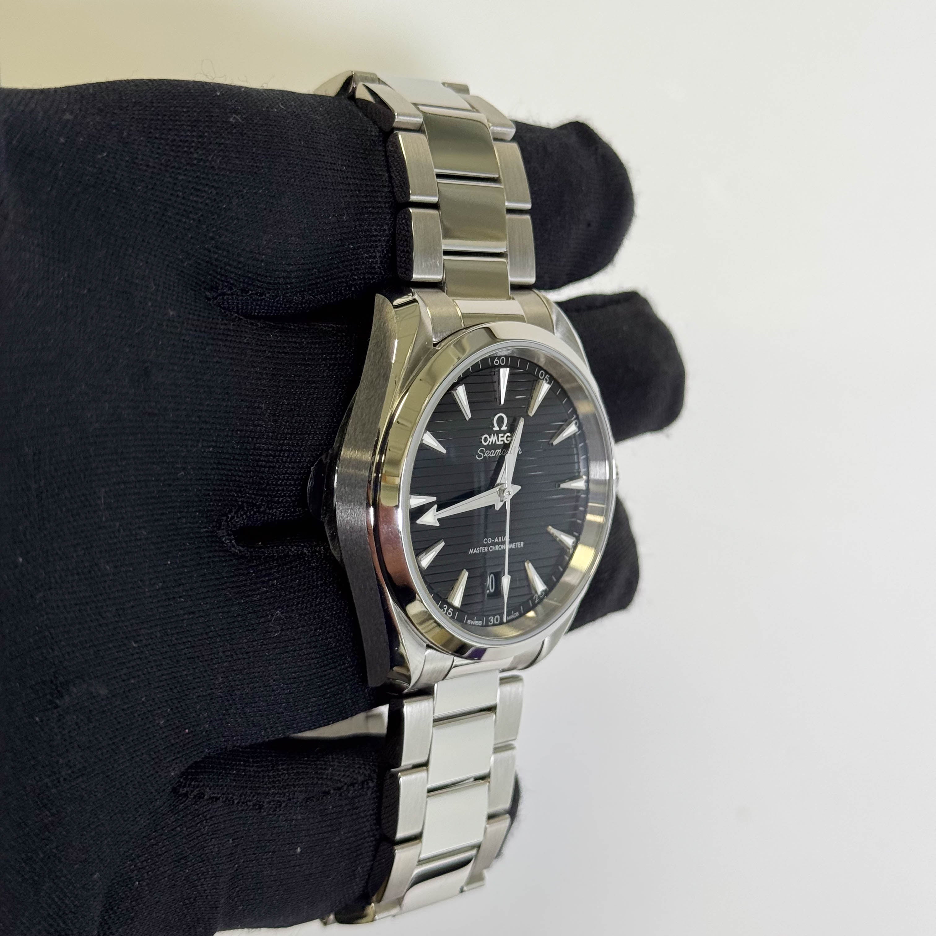 Omega Seamaster Aqua Terra 38mm Black Dial Watch Ref# 220.10.38.20