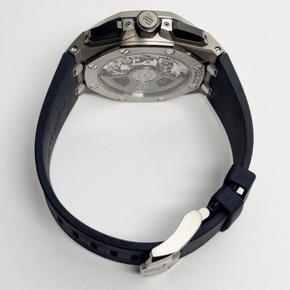 Audemars Piguet Royal Oak Offshore 43mm Blue Dial Watch Ref# 26420TI.OO.A027CA.01