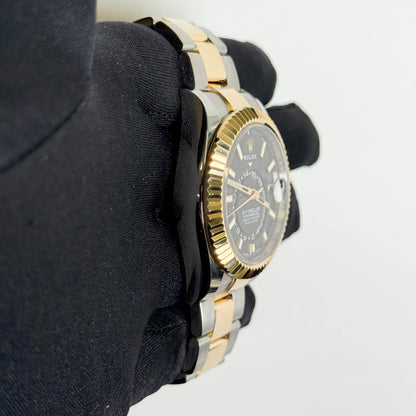 Rolex Sky-Dweller 42mm Black Dial Watch Ref# 326933 - Happy Jewelers Fine Jewelry Lifetime Warranty