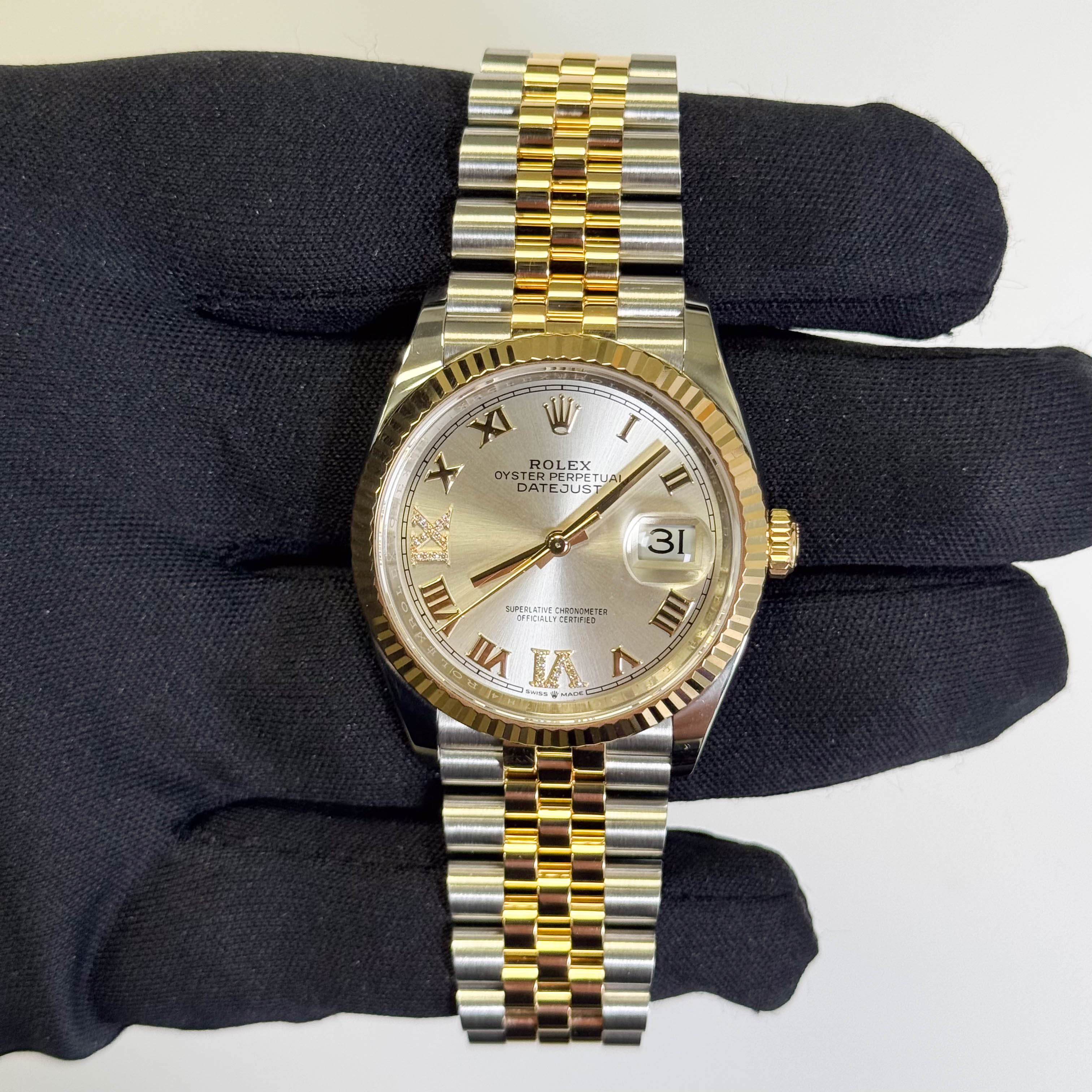 Rolex Datejust 36mm Silver Dial Watch Ref# 126233 - Happy Jewelers Fine Jewelry Lifetime Warranty