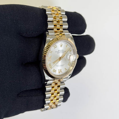 Rolex Datejust 36mm Silver Dial Watch Ref# 126233 - Happy Jewelers Fine Jewelry Lifetime Warranty