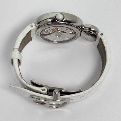 Jaquet Droz Elegance Paris Lady 8 Cloverleaf 35mm White/BlueDial Watch Ref# J014500242
