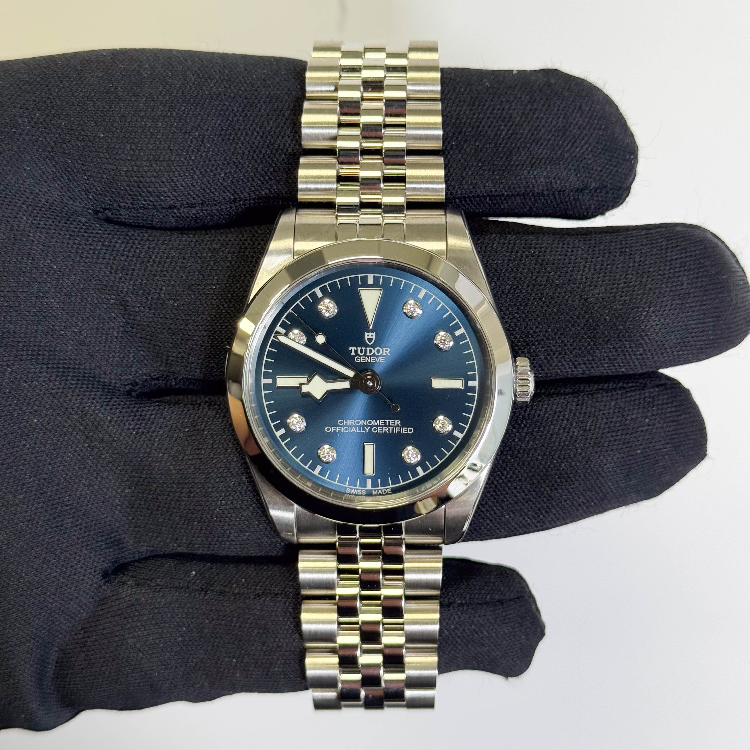 Tudor Black Bay One 36mm Blue Diamond Dial Watch Ref# 79640 - Happy Jewelers Fine Jewelry Lifetime Warranty