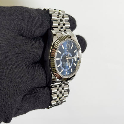 Rolex Sky-Dweller 42mm Blue Dial Watch Ref# 336934