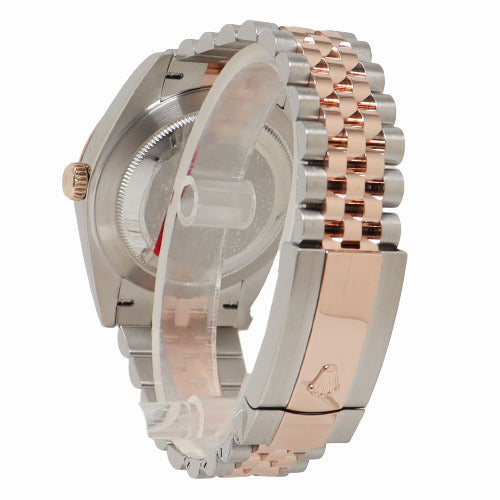 Rolex Mens Datejust Everose & Stainless Steel Wimbledon Dial Watch Reference# 126331 - Happy Jewelers Fine Jewelry Lifetime Warranty