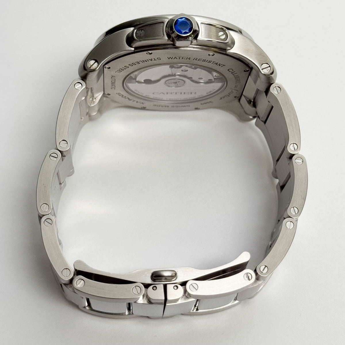 Cartier Calibre De 42mm Silver Dial Watch Ref# W7100015