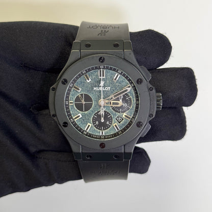 Hublot Big Bang 44mm Blue Jeans Dial Watch Ref# 301.CI.2770.NR.JEANS