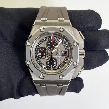 Audemars Piguet Royal Oak 44mm Grey Dial Watch Ref# 26568IM.OO.A004CA.01 - Happy Jewelers Fine Jewelry Lifetime Warranty