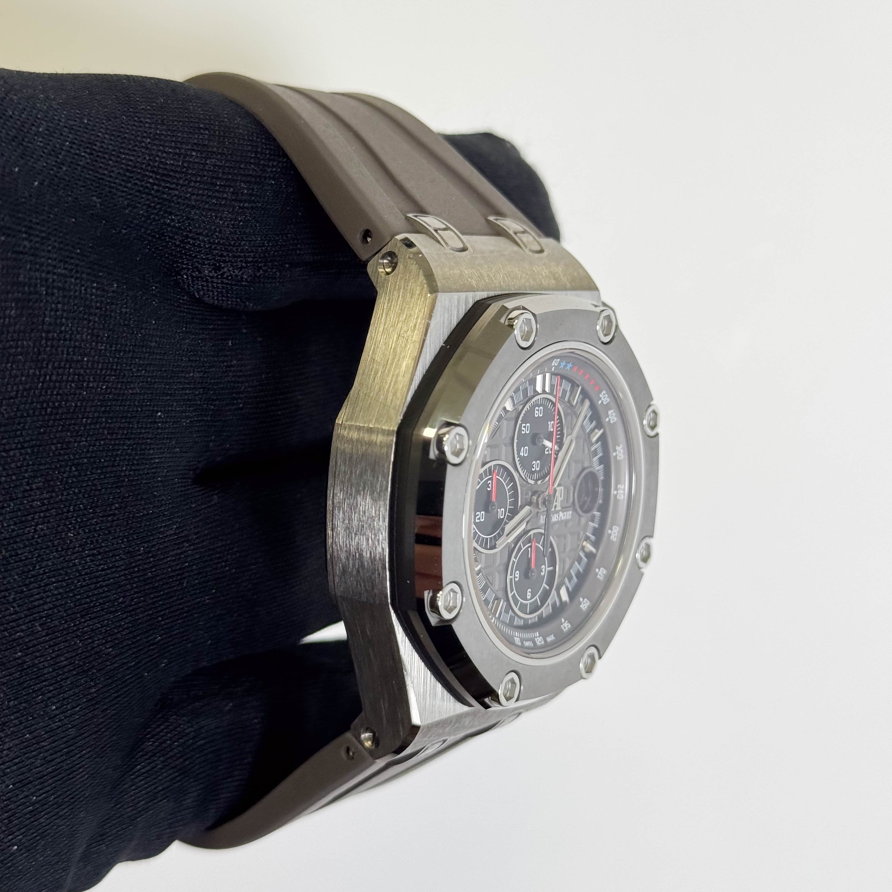 Audemars Piguet Royal Oak 44mm Grey Dial Watch Ref# 26568IM.OO.A004CA.01 - Happy Jewelers Fine Jewelry Lifetime Warranty