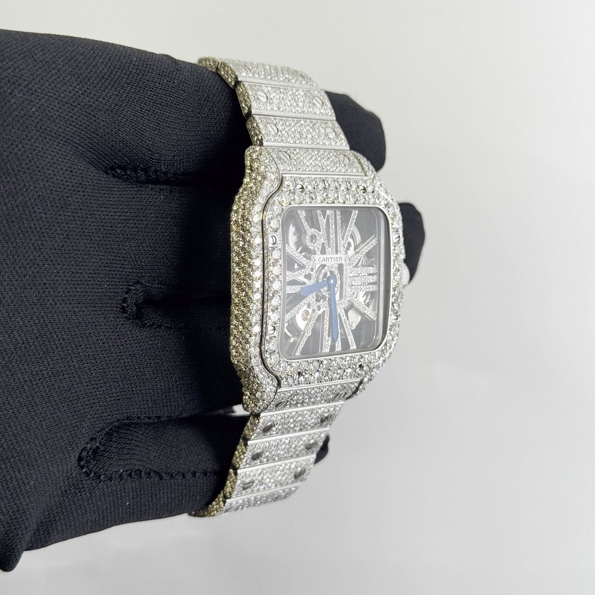 Cartier Santos 40mm Skeleton Dial Watch Ref# WHSA0015