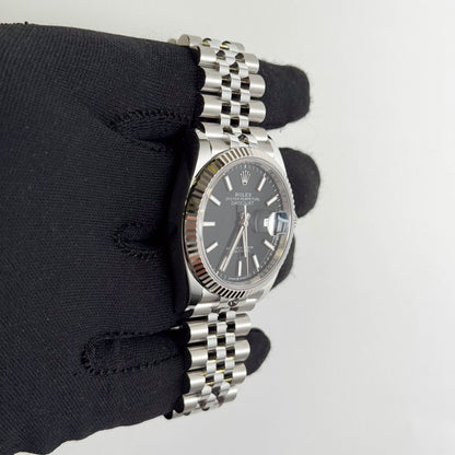 Rolex Datejust 36mm Black Dial Watch Ref# 126234 - Happy Jewelers Fine Jewelry Lifetime Warranty