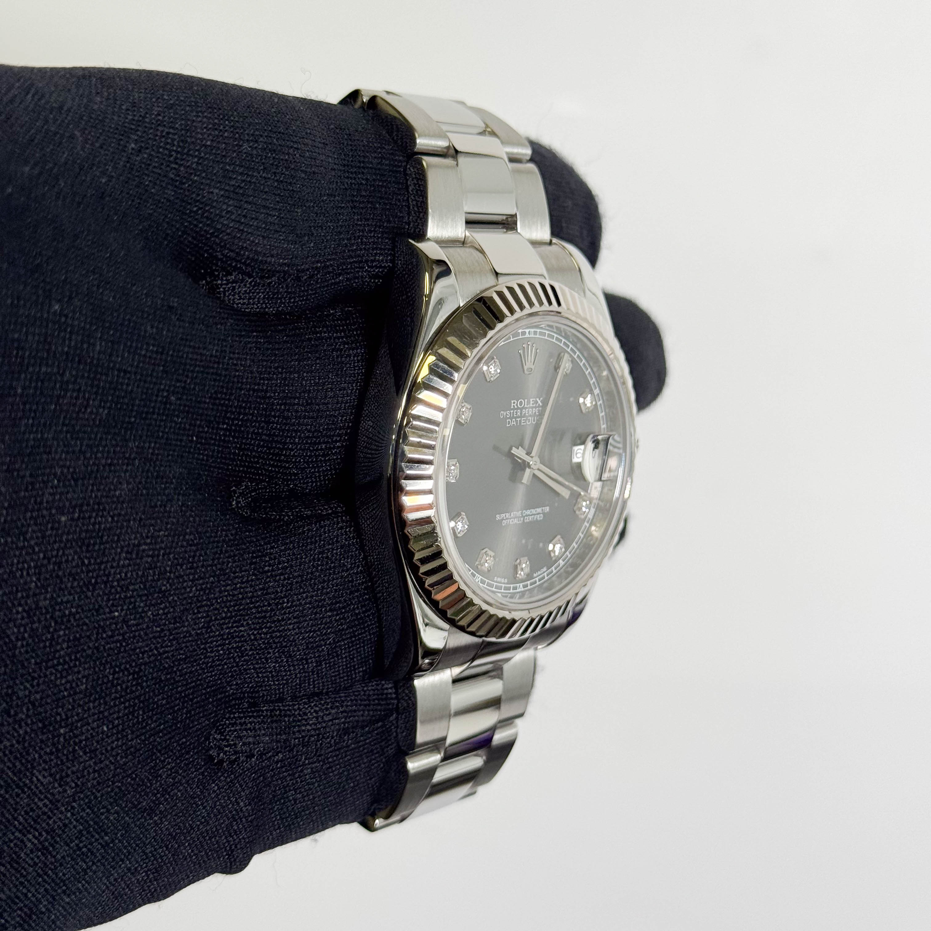 Rolex Datejust 41mm Rhodium Dial Watch Ref# 116334 - Happy Jewelers Fine Jewelry Lifetime Warranty