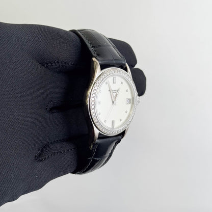 Patek Philippe Calatrava 37mm White Dial Watch Ref# 5108G-012
