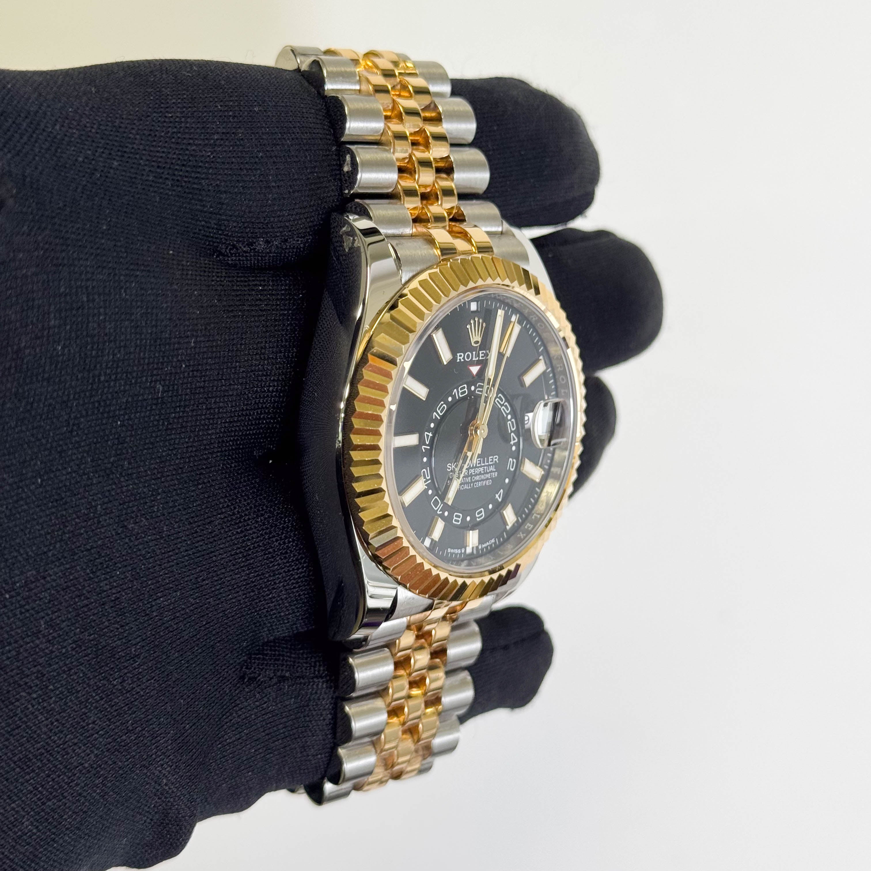 Rolex Sky-Dweller 42mm Black Dial Watch Ref# 336933 - Happy Jewelers Fine Jewelry Lifetime Warranty