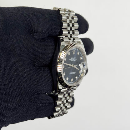 Rolex Datejust 41mm Blue Dial Watch Ref# 126334 - Happy Jewelers Fine Jewelry Lifetime Warranty