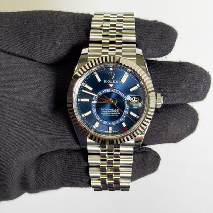 Rolex Sky-Dweller 42mm Blue Dial Watch Ref# 336934