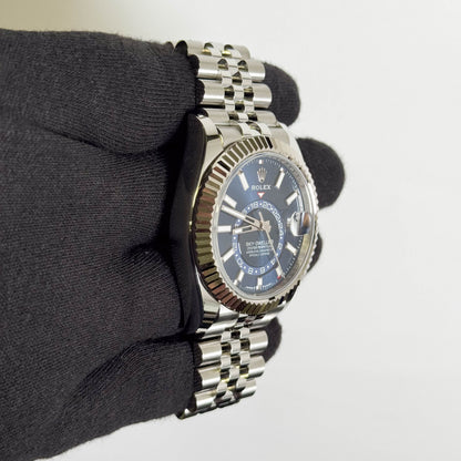 Rolex Sky-Dweller 42mm Blue Dial Watch Ref# 336934
