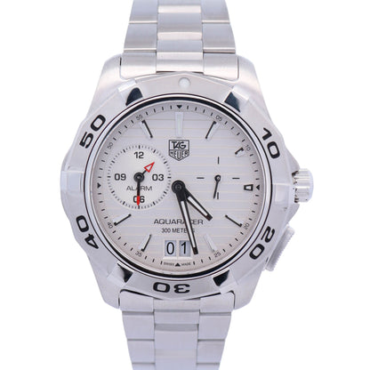 Tag Heuer Aquaracer 40mm White Dial Watch Ref# WAP111Y - Happy Jewelers Fine Jewelry Lifetime Warranty