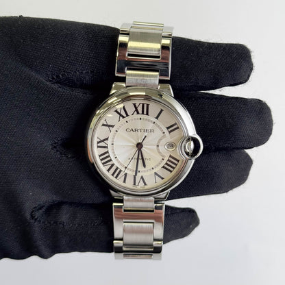Cartier Ballon Bleu 40mm White Dial Watch Ref# WSBB0040 - Happy Jewelers Fine Jewelry Lifetime Warranty