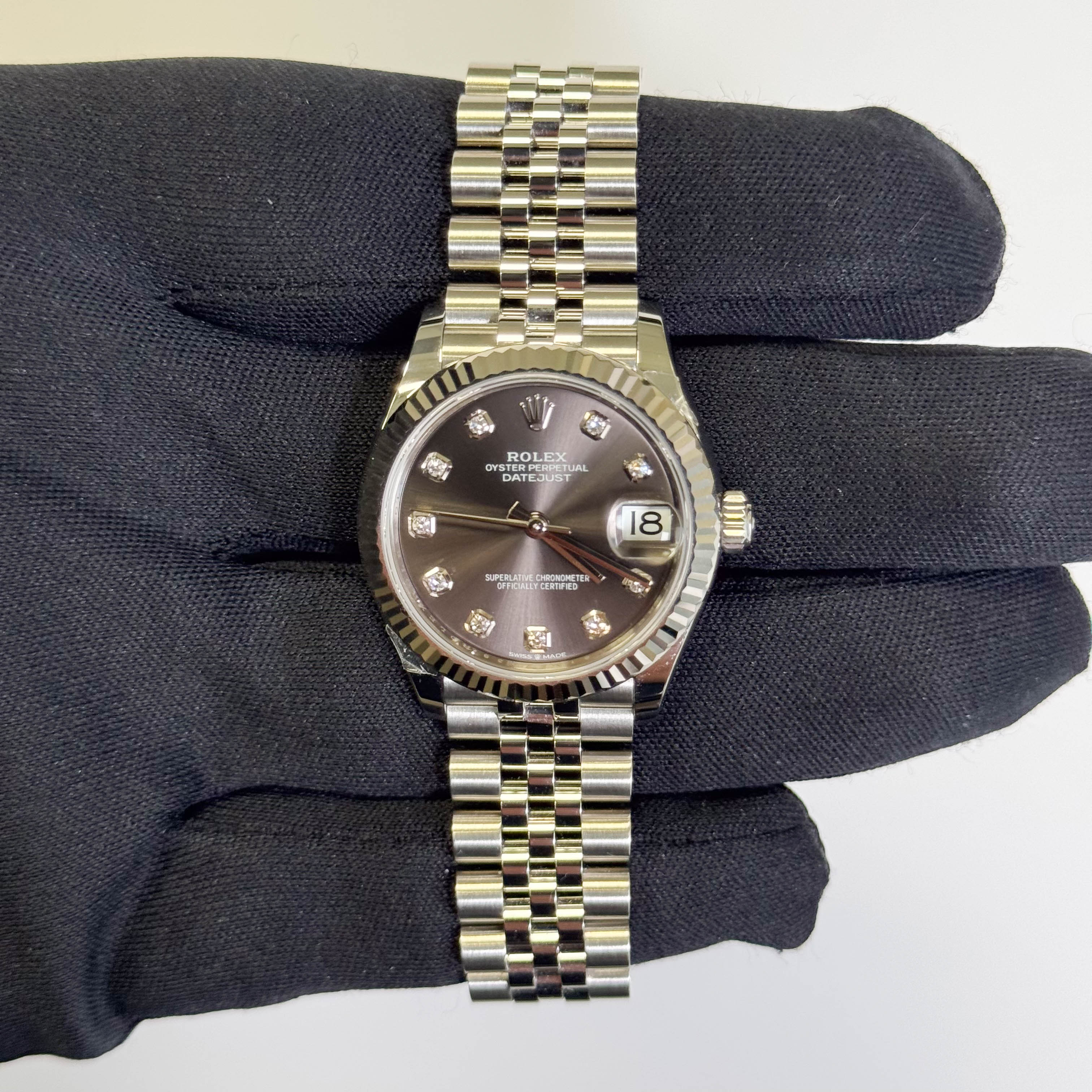 Rolex Datejust 31mm Gray Dial Watch Ref# 278274 - Happy Jewelers Fine Jewelry Lifetime Warranty