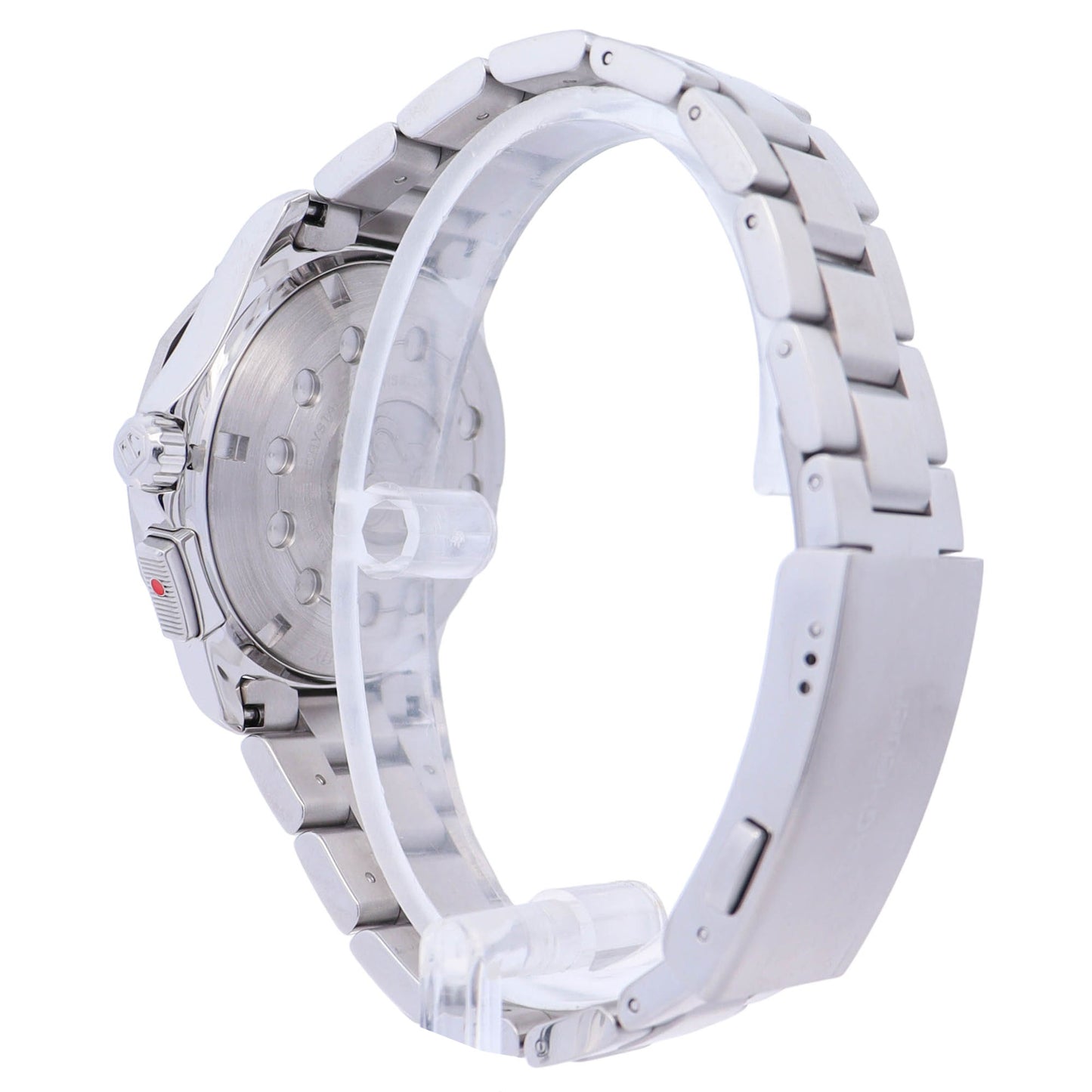 Tag Heuer Aquaracer 40mm Stainless Steel White Dial Watch Reference# WAP111Y.BA0831 - Happy Jewelers Fine Jewelry Lifetime Warranty