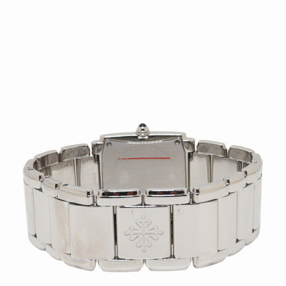 Patek Philippe Ladies Twenty~4 Stainless Steel Eternal Gray Diamond Dial Watch Reference# 4910/10A-010 - Happy Jewelers Fine Jewelry Lifetime Warranty