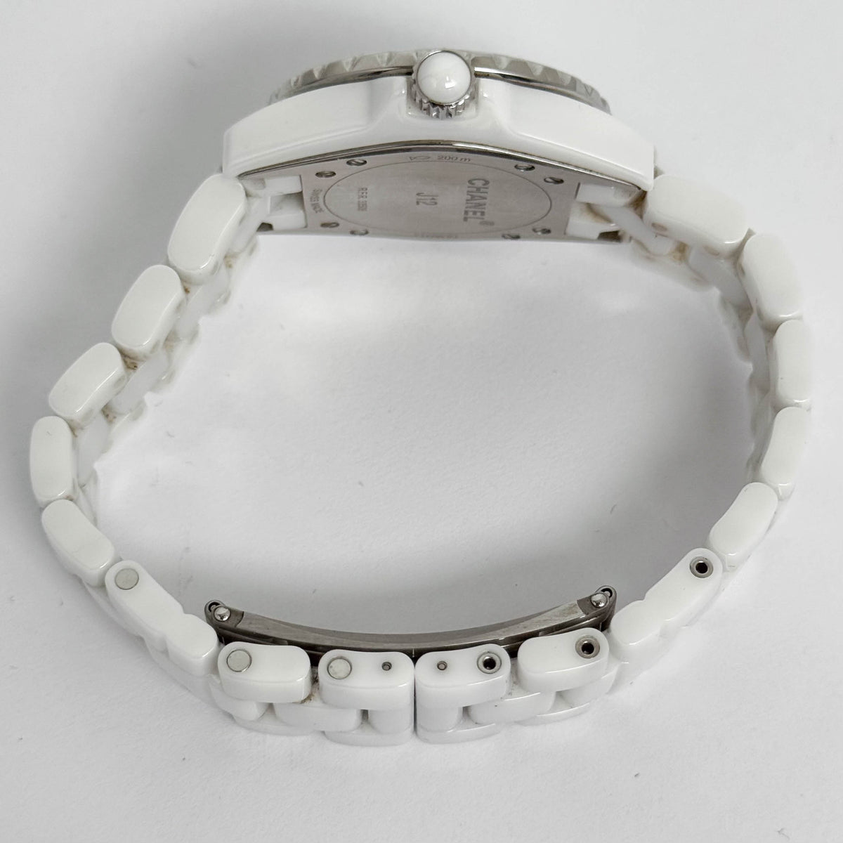 Chanel J12 33mm White Dial Watch Ref# H1628 - Happy Jewelers Fine Jewelry Lifetime Warranty
