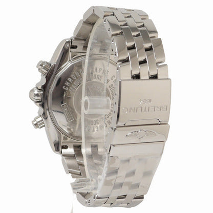 Breitling Mens Chronomat Evolution Stainless Steel 44mm White MOP Dial Watch Reference# A13356 - Happy Jewelers Fine Jewelry Lifetime Warranty