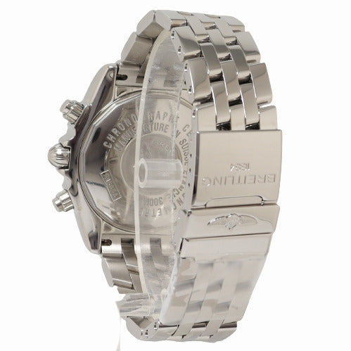 Breitling Mens Chronomat Evolution Stainless Steel 44mm White MOP Dial Watch Reference# A13356 - Happy Jewelers Fine Jewelry Lifetime Warranty