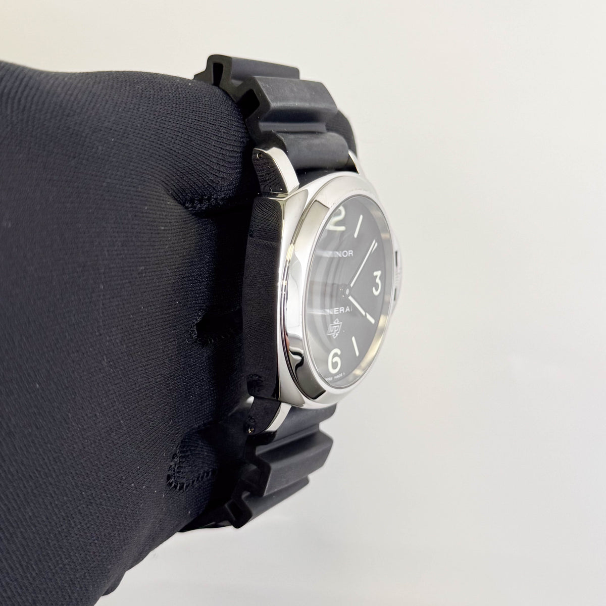 Panerai Luminor 44mm Black Dial Watch Ref# PAM01000