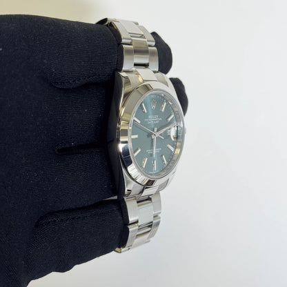 Rolex Datejust 41mm Green Dial Watch Ref# 126300 - Happy Jewelers Fine Jewelry Lifetime Warranty