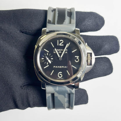 Panerai Luminor 44mm Black Dial Watch Ref# PAM00111 - Happy Jewelers Fine Jewelry Lifetime Warranty