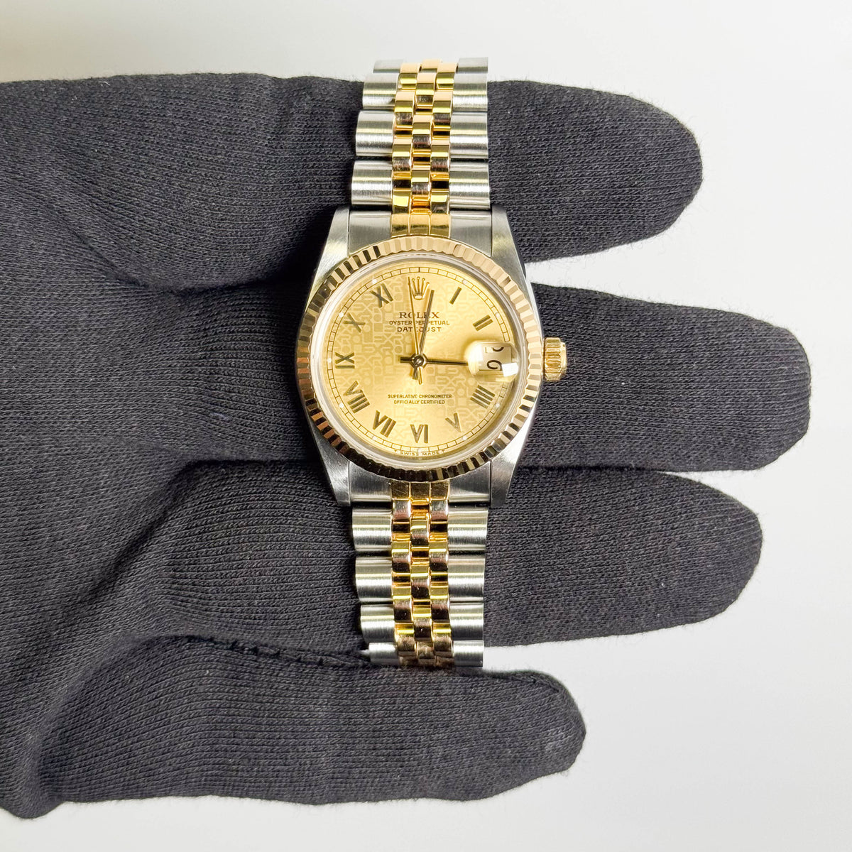 Rolex Datejust 31mm Champagne Dial Watch Ref# 68273