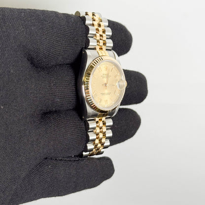 Rolex Datejust 31mm Champagne Dial Watch Ref# 68273