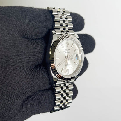 Rolex Datejust 41mm Silver Dial Watch Ref# 126334
