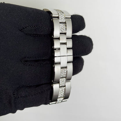 Cartier Roadster 48mm Silver Chronograph Dial Watch Ref# W62019X6 - Happy Jewelers Fine Jewelry Lifetime Warranty