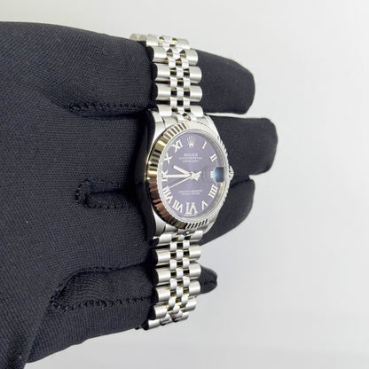 Rolex Datejust 31mm Aubergine Dial Watch Ref# 278274