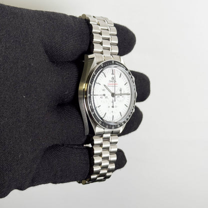 Omega Speedmaster 42mm White Dial Watch Ref# 310.30.42.50.04.001