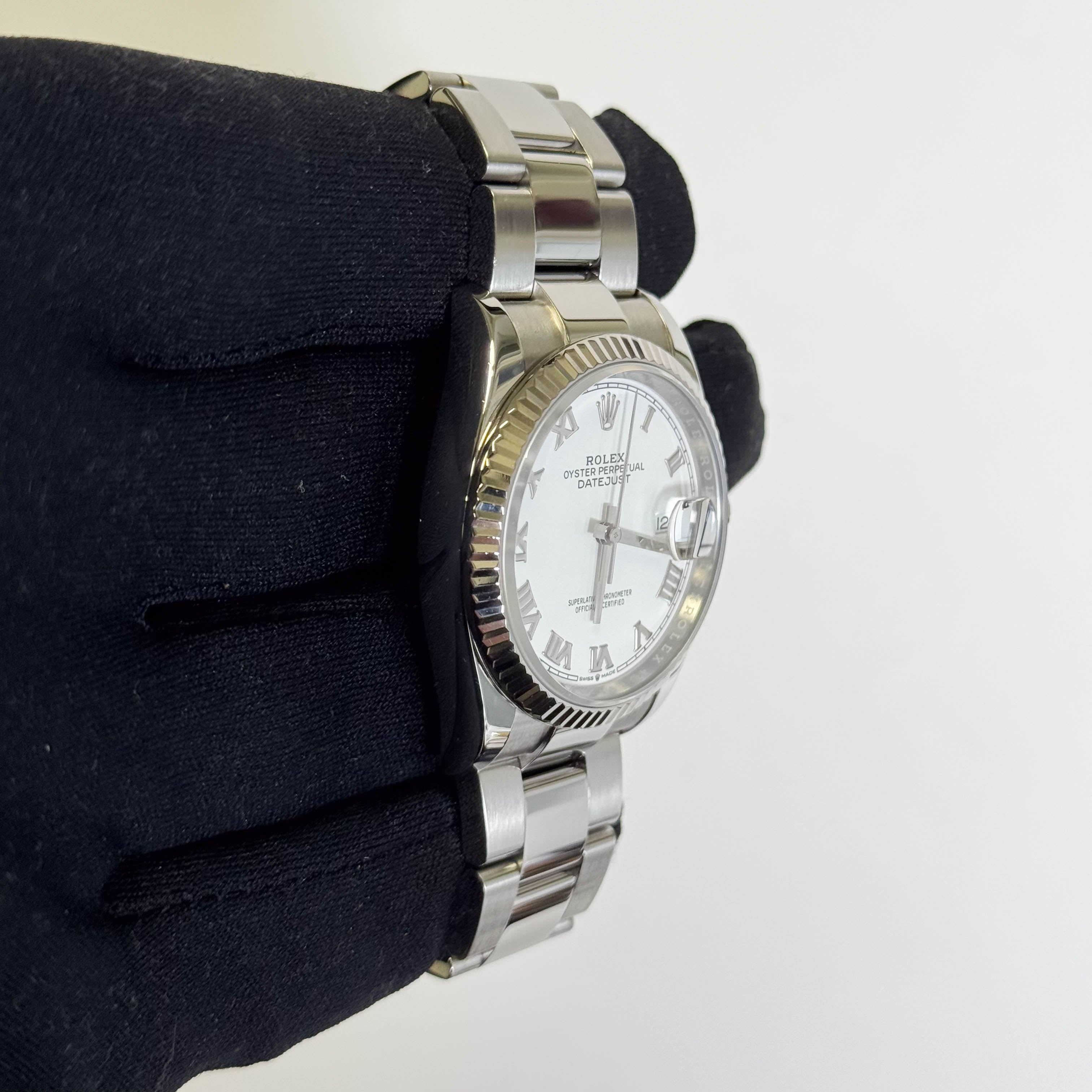 Rolex Datejust 36mm White Dial Watch Ref# 126234