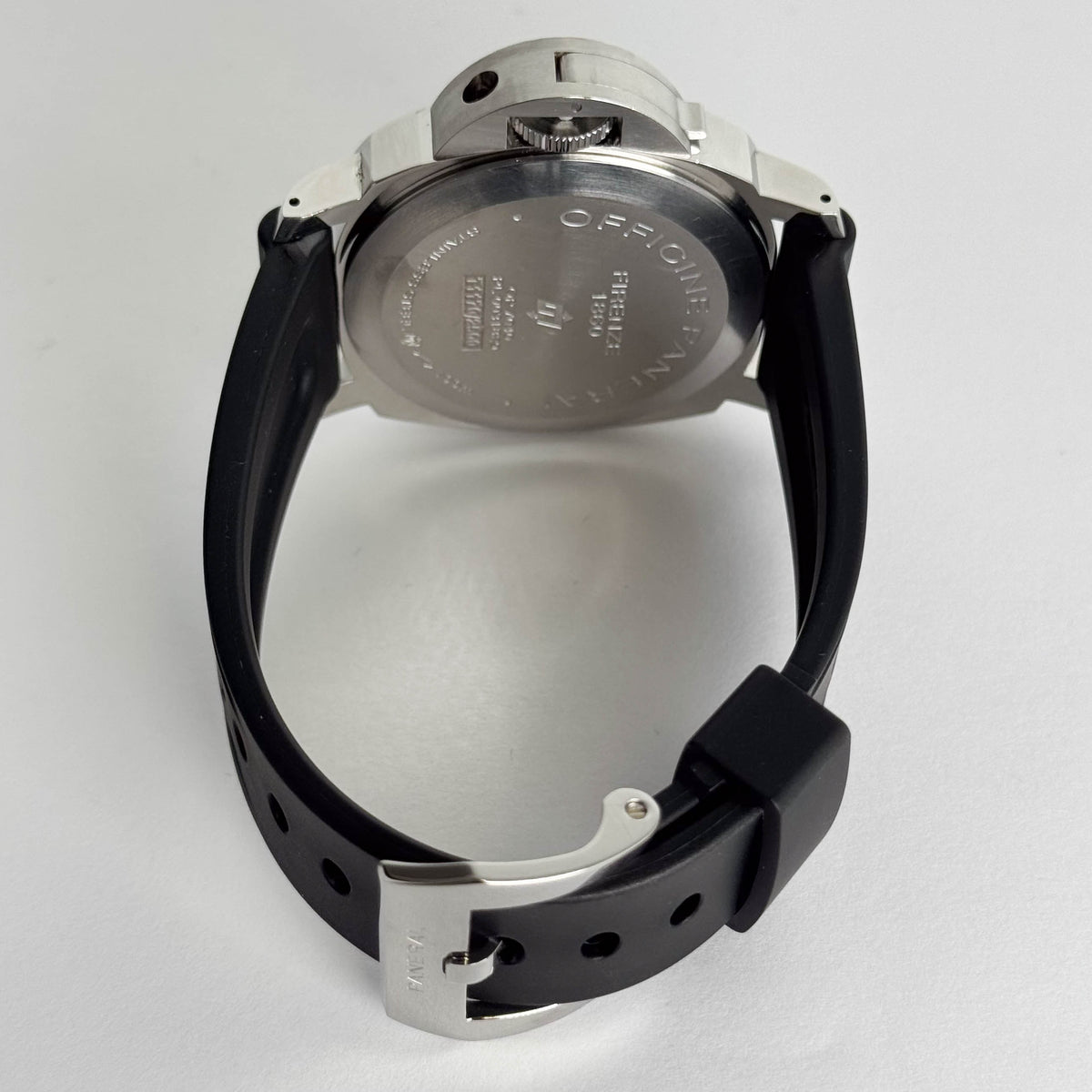 Panerai Luminor 44mm Black Dial Watch Ref# PAM01000 - Happy Jewelers Fine Jewelry Lifetime Warranty