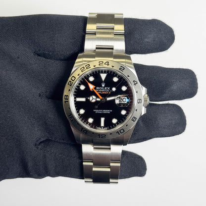 Rolex Explorer II 42mm Black Dial Watch Ref# 226570 - Happy Jewelers Fine Jewelry Lifetime Warranty