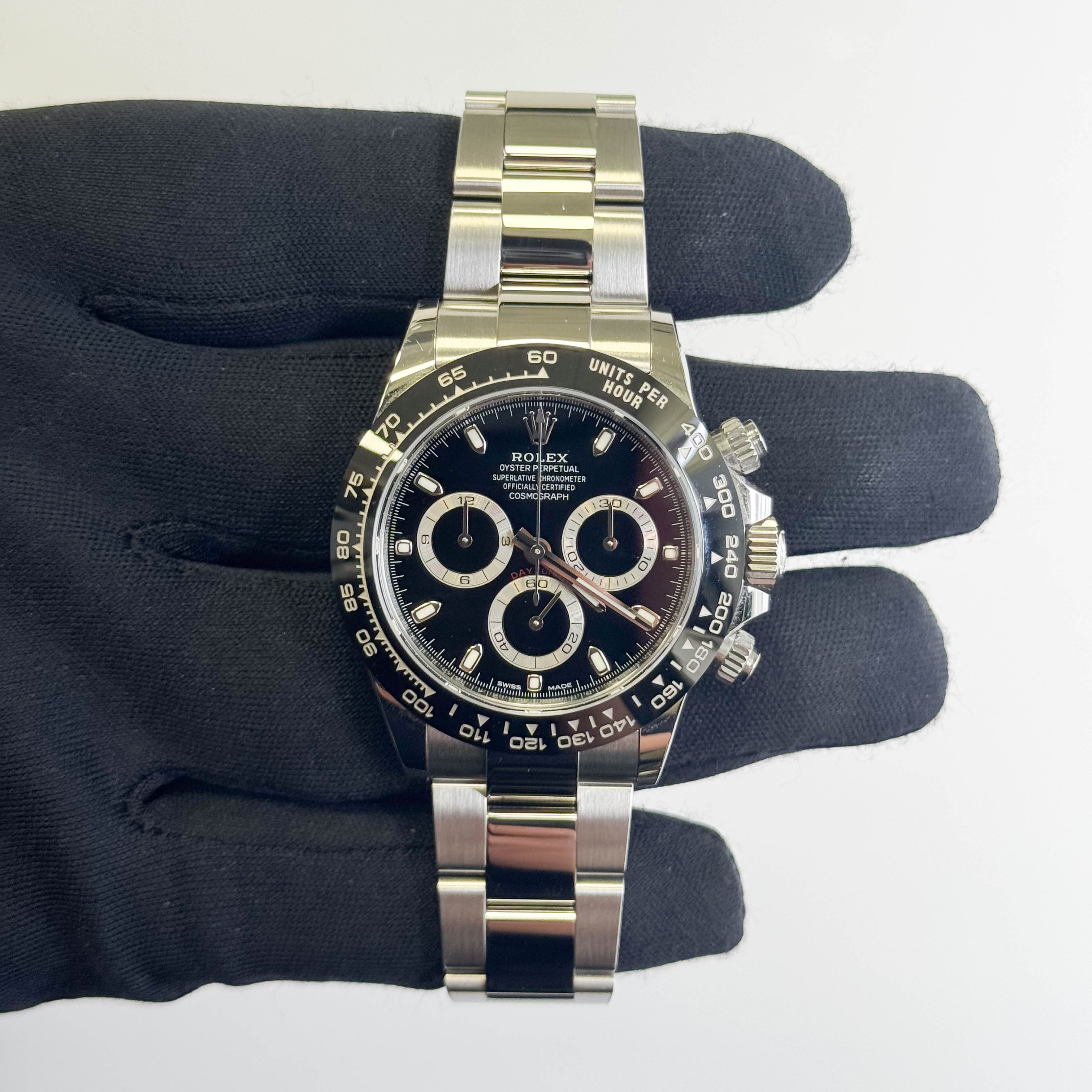 Rolex Daytona 40mm Black Dial Watch Ref# 116500LN - Happy Jewelers Fine Jewelry Lifetime Warranty